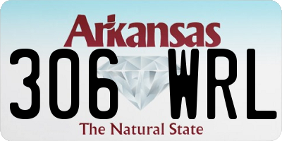 AR license plate 306WRL