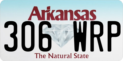 AR license plate 306WRP