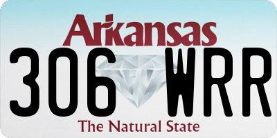 AR license plate 306WRR