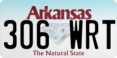 AR license plate 306WRT