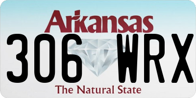 AR license plate 306WRX