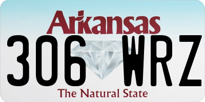 AR license plate 306WRZ