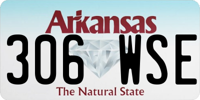 AR license plate 306WSE
