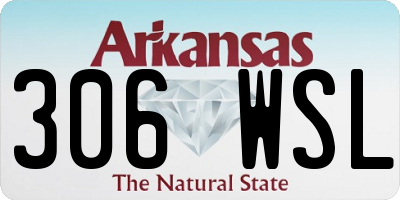 AR license plate 306WSL