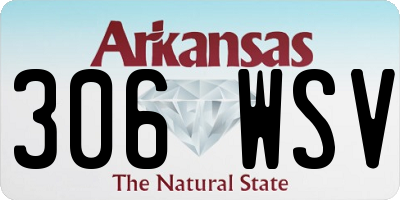AR license plate 306WSV