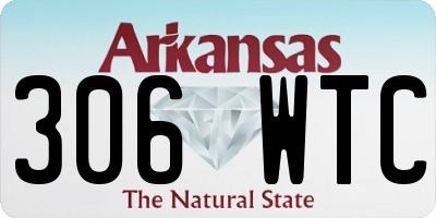 AR license plate 306WTC