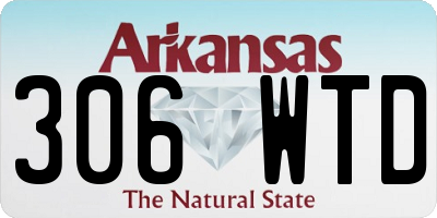 AR license plate 306WTD