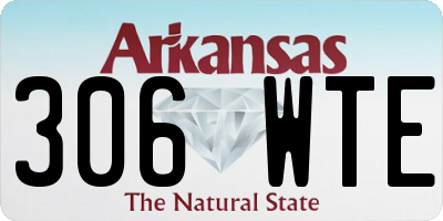 AR license plate 306WTE