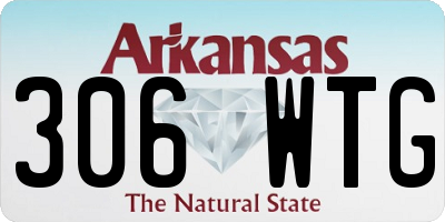 AR license plate 306WTG