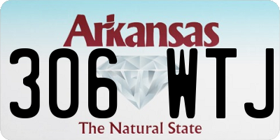 AR license plate 306WTJ