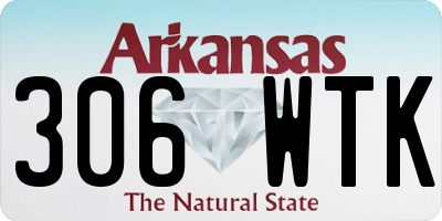 AR license plate 306WTK