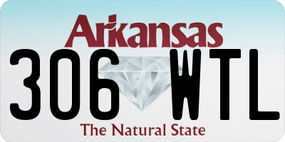 AR license plate 306WTL