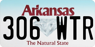 AR license plate 306WTR