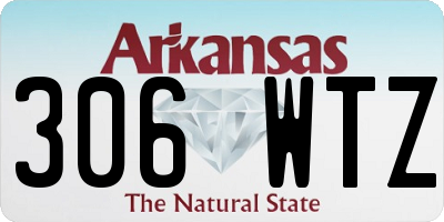 AR license plate 306WTZ
