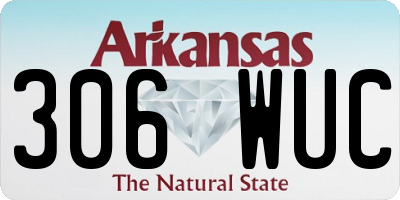 AR license plate 306WUC