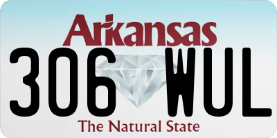 AR license plate 306WUL
