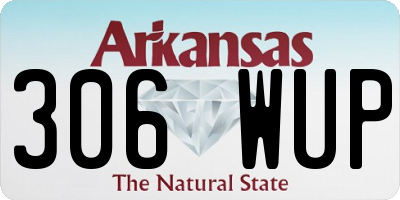 AR license plate 306WUP
