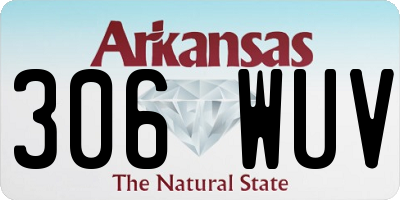 AR license plate 306WUV