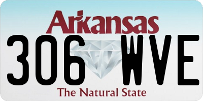 AR license plate 306WVE