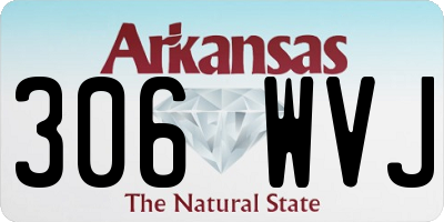 AR license plate 306WVJ