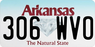 AR license plate 306WVO