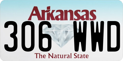 AR license plate 306WWD