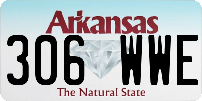 AR license plate 306WWE