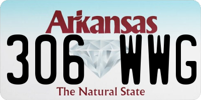 AR license plate 306WWG