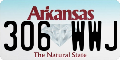 AR license plate 306WWJ