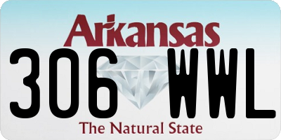 AR license plate 306WWL