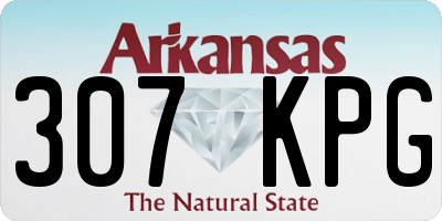 AR license plate 307KPG