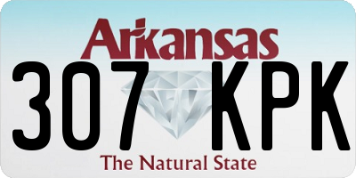 AR license plate 307KPK