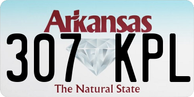 AR license plate 307KPL