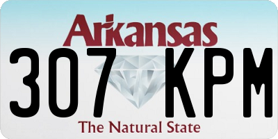 AR license plate 307KPM