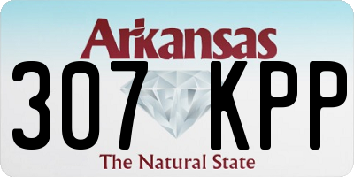 AR license plate 307KPP