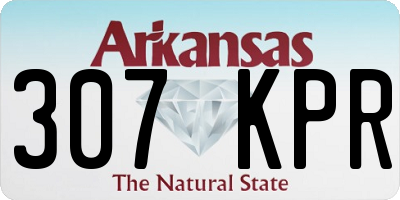 AR license plate 307KPR