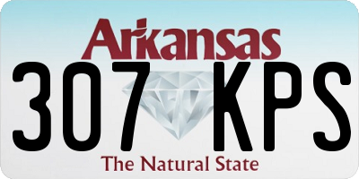 AR license plate 307KPS