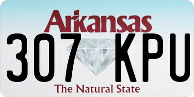 AR license plate 307KPU