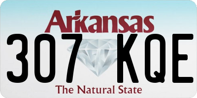 AR license plate 307KQE