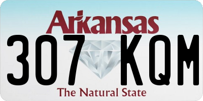 AR license plate 307KQM