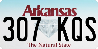 AR license plate 307KQS
