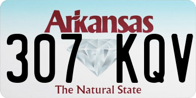 AR license plate 307KQV