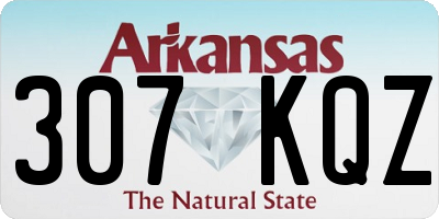 AR license plate 307KQZ