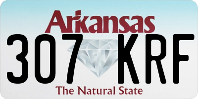 AR license plate 307KRF