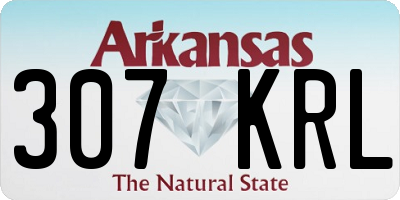 AR license plate 307KRL