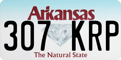AR license plate 307KRP