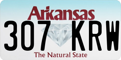 AR license plate 307KRW