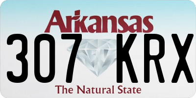 AR license plate 307KRX