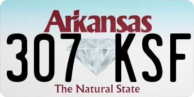 AR license plate 307KSF
