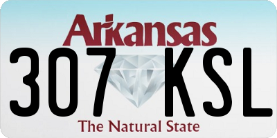 AR license plate 307KSL